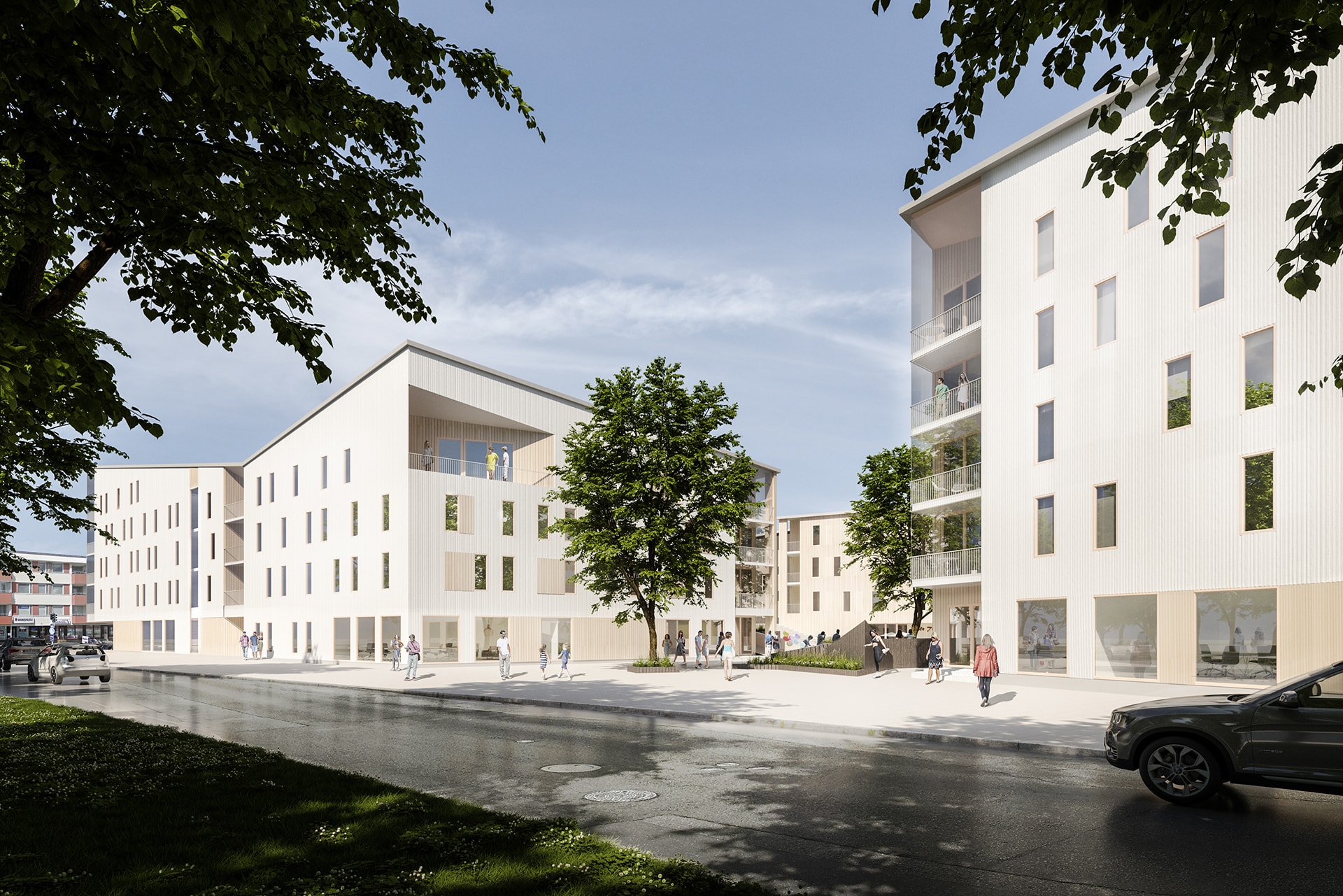 Sammonkaaren mallinnoskuva - Sotkamontie